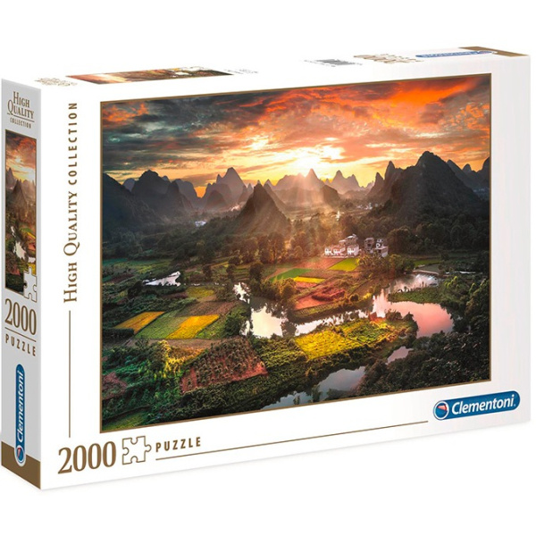 Puzzle 2000 dílků Čínská krajina