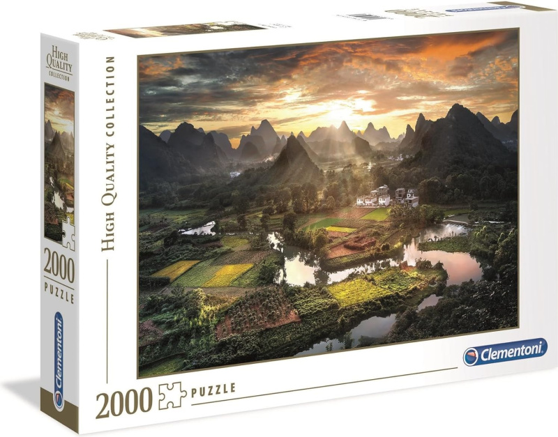 Puzzle 2000 dílků Čínská krajina