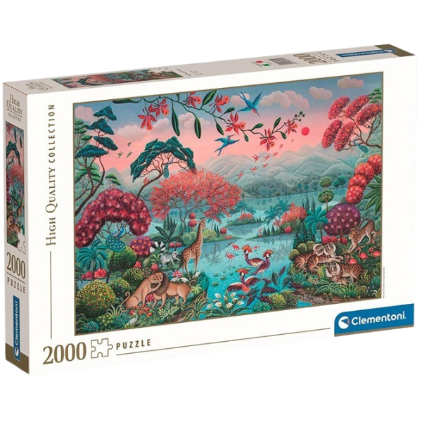 Clementoni - Puzzle 2000 Mírumilovná džungle