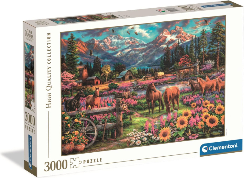Clementoni puzzle High Quality Collection Free to Roam 3000 dílků