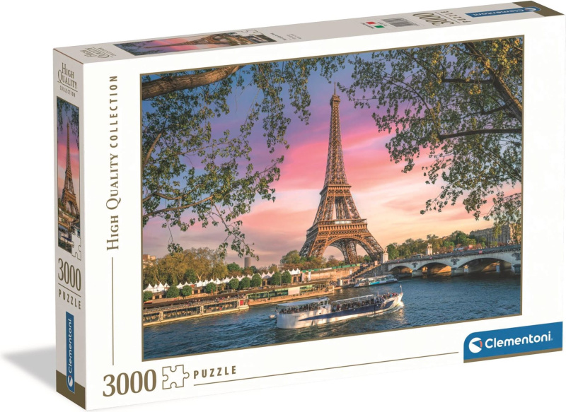 Clementoni puzzle high quality collection Iron lady v růžové 3000 dílků