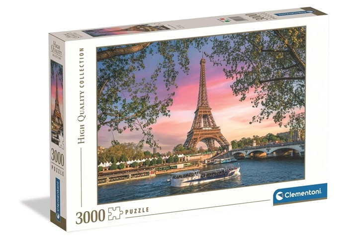Clementoni puzzle high quality collection Iron lady v růžové 3000 dílků