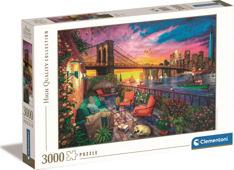 CLEMENTONI Západ slunce nad Manhattanem 3000 dílků