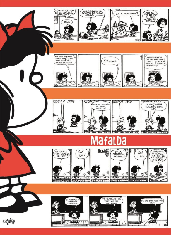 CLEMENTONI Mafalda 500 dílků