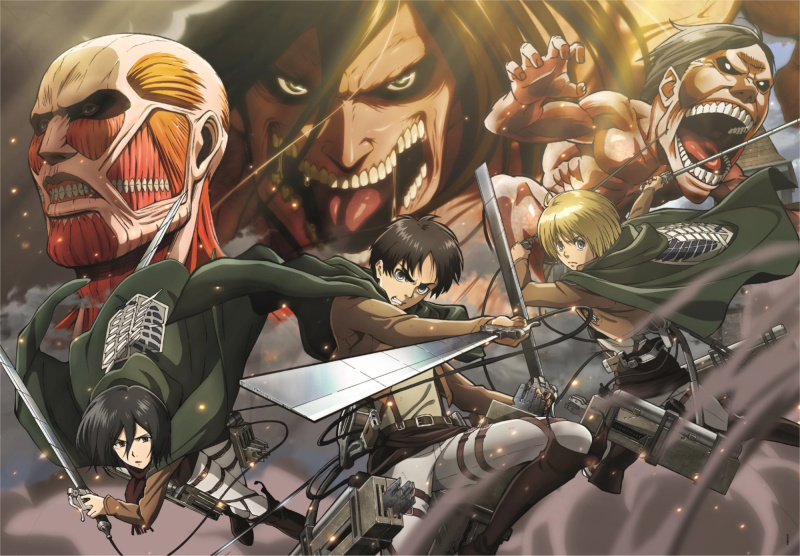 CLEMENTONI Anime Collection: Útok titánů Attack on Titans 500 dílků