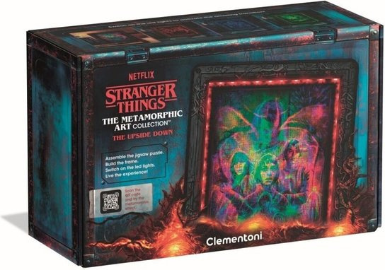 stranger things the upside down puzzle 520 dílků s led osvětlením clementoni