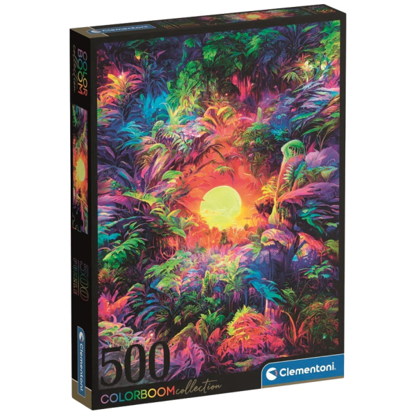 Puzzle Psychedelic Jungle Sunrise