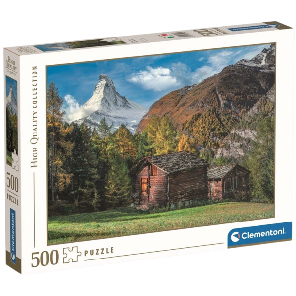 Clementoni - Puzzle 500 Nádherný Matterhorn