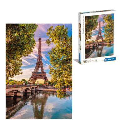 CLEMENTONI Podél řeky Seiny 500 dílků