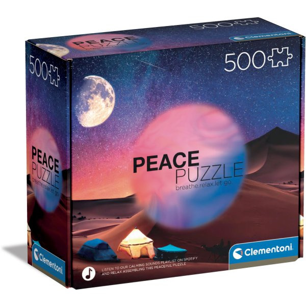 CLEMENTONI Peace puzzle: Hvězdná noc 500 dílků