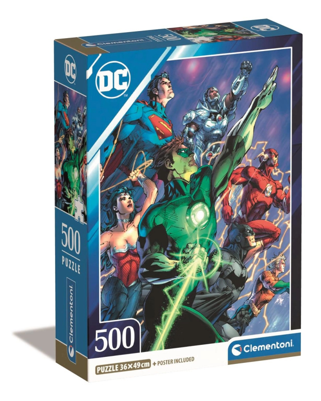 CLEMENTONI DC Comics Liga Spravedlnosti 500 dílků