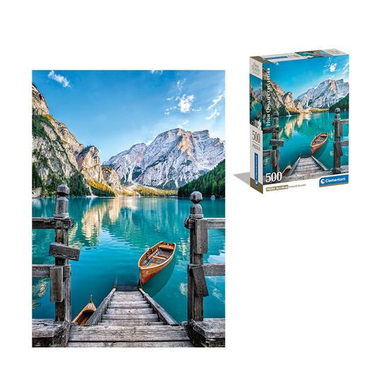Puzzle 500 Braies lake Compact