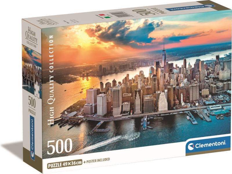 Clementoni 35038 Pohled New York 500 dílků