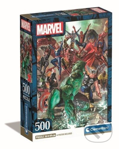 CLEMENTONI Avengers 500 dílků