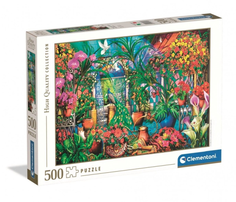 Clementoni puzzle 500 dílků – The Greenhouse Caretakers