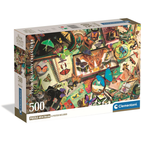 Puzzle Sbírka motýlů 500 dílků
