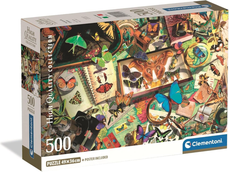 Puzzle Sbírka motýlů 500 dílků