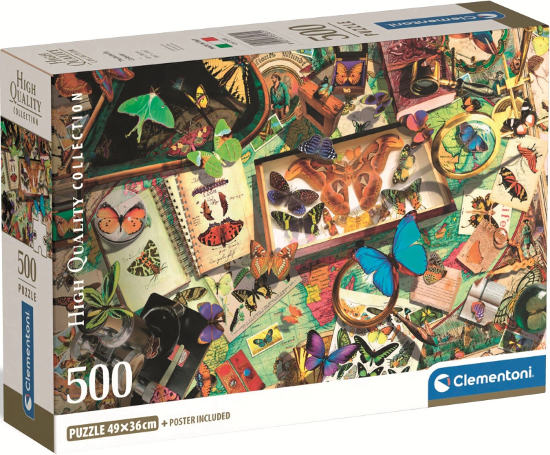 Puzzle Sbírka motýlů 500 dílků