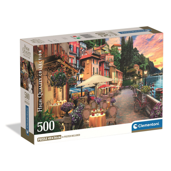 Puzzle U jezera Como 500 dílků