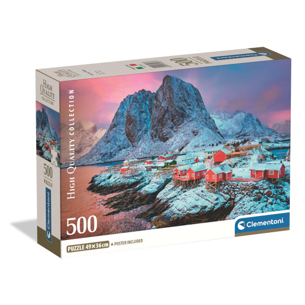 Puzzle Vesnice Hamnoy 500 dílků