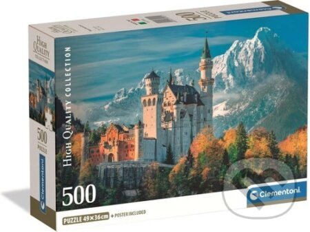Puzzle Zámek Neuschwanstein 500 dílků