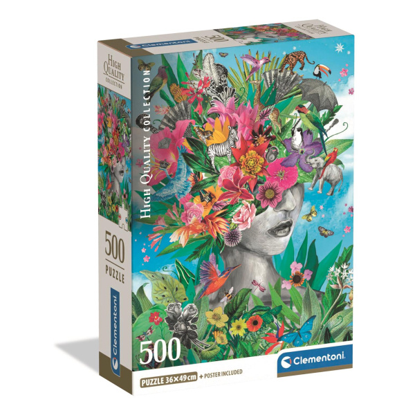 Puzzle Hlava v džungli