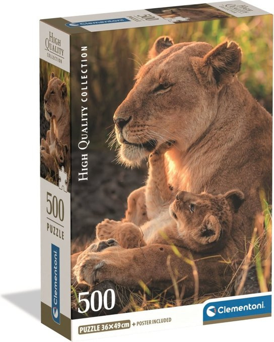 CLEMENTONI puzzle Kočičí láska 500 dílků