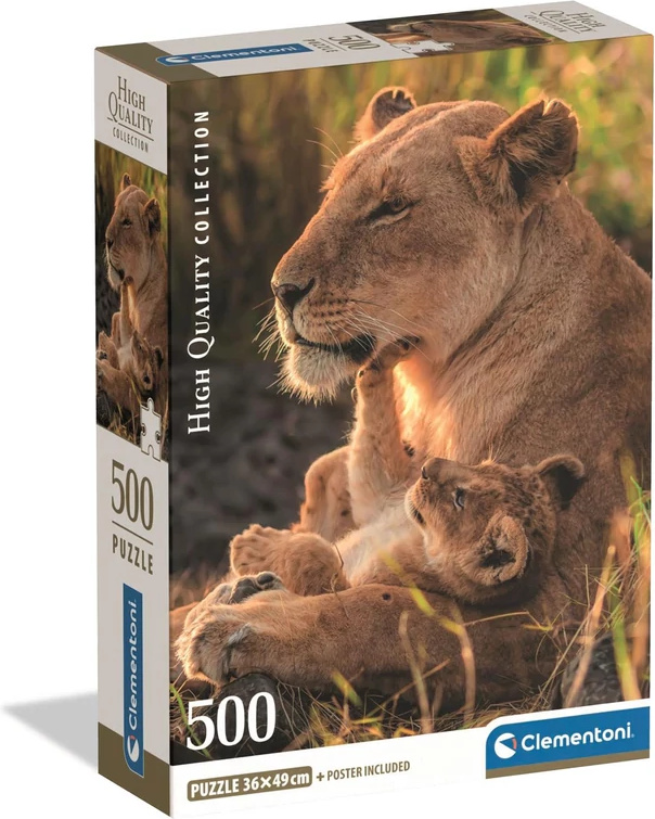 CLEMENTONI puzzle Kočičí láska 500 dílků