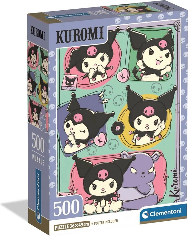 Puzzle CLEMENTONI Kuromi 500 dílků