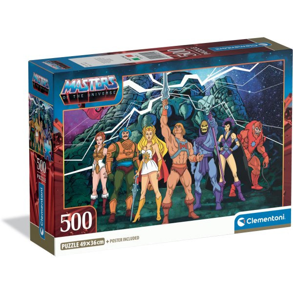 Clementoni kompaktní puzzle 500 dílků Masters of the Universe