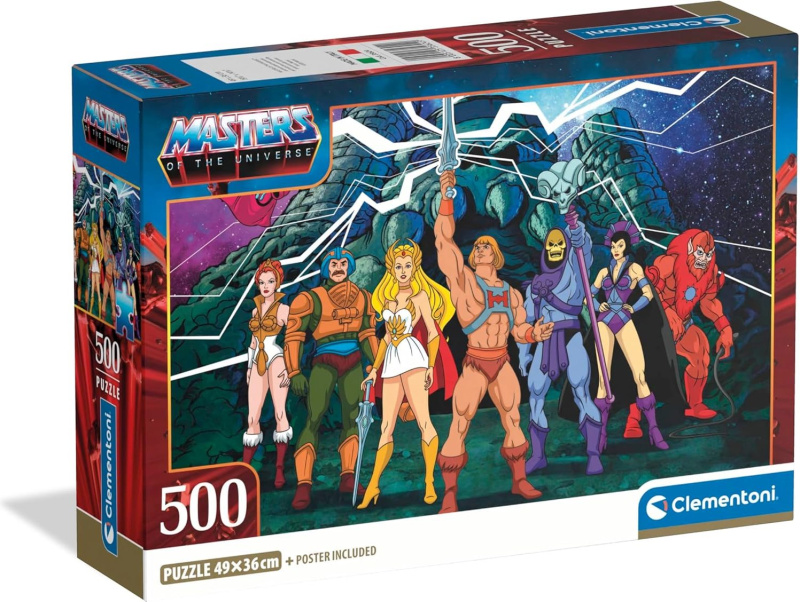 Clementoni kompaktní puzzle 500 dílků Masters of the Universe