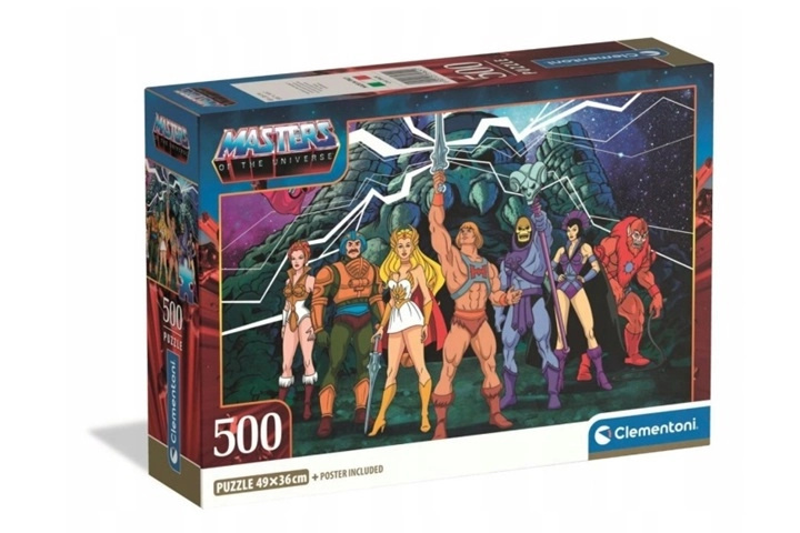 Clementoni kompaktní puzzle 500 dílků Masters of the Universe