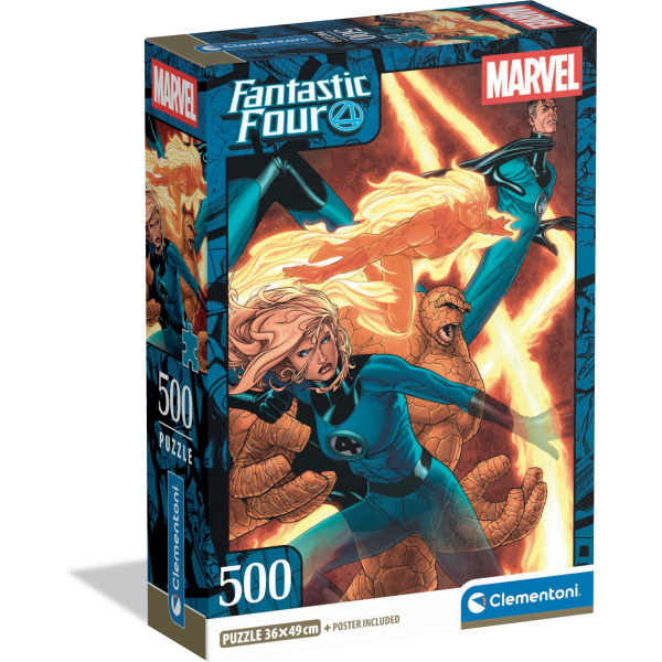 Puzzle CLEMENTONI Fantastická čtyřka 500 dílků