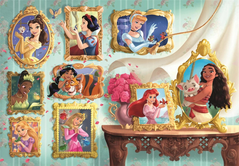 Clementoni puzzle Disney princezny obrazová galerie 1000 dílků
