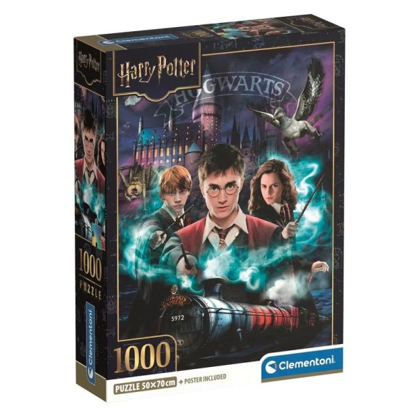 Clementoni puzzle Harry Potter: Vítejte v Bradavicích 1000 dílků