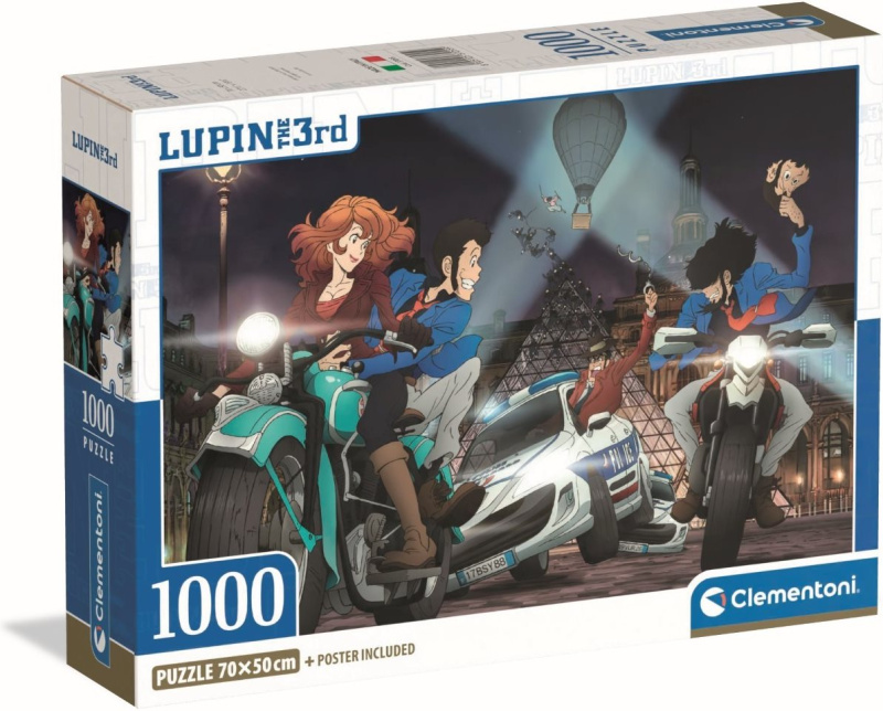 Puzzle Clementoni 1000 dílků Lupin III.