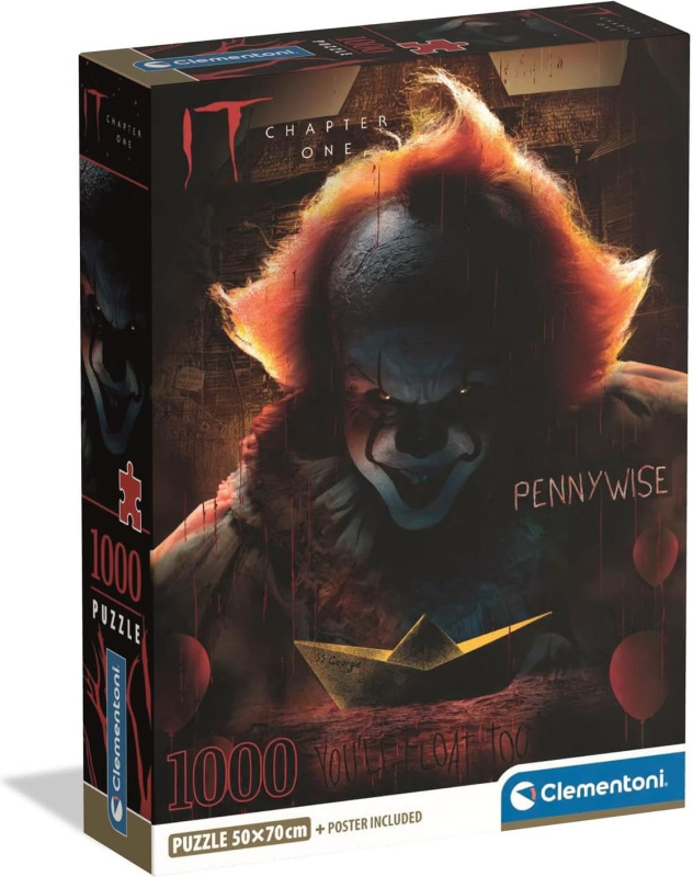 Clementoni puzzle Horror Collection 1000 dílků