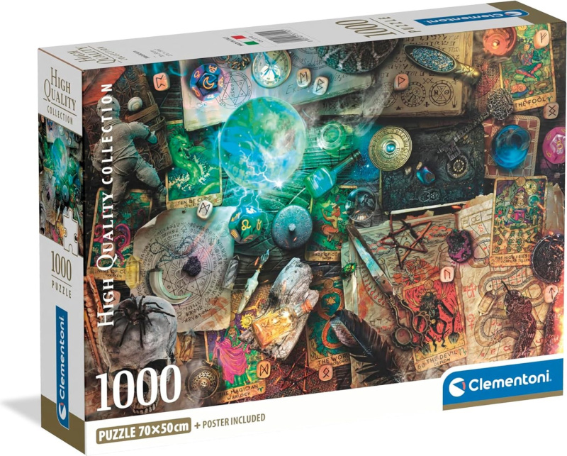 Puzzle CLEMENTONI Maleficium – okultní artefakty 1000 dílků