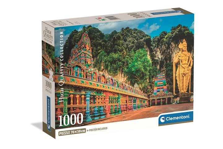 Clementoni puzzle 1000 dílků compact malované Batu Caves