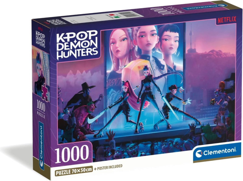 Puzzle 1000 ks KPOP Demon Hunters Copmact