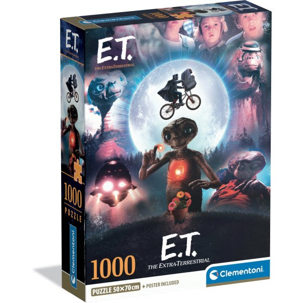 Puzzle CLEMENTONI kultovní filmy: E.T. Mimozemšťan 1000 dílků
