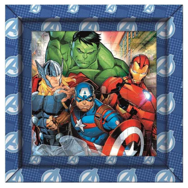 Avengers v rámečku - puzzle z kategorie 15 - 60 dílků