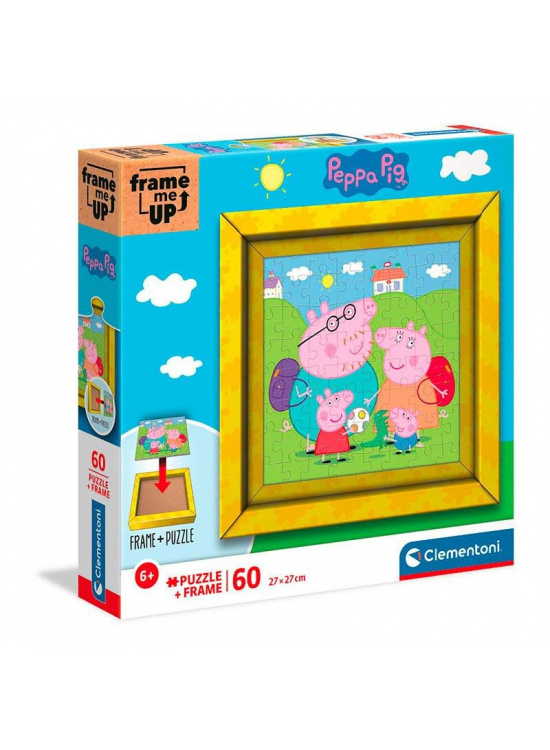CLEMENTONI Puzzle Frame Me Up Prasátko Peppa 60 dílků