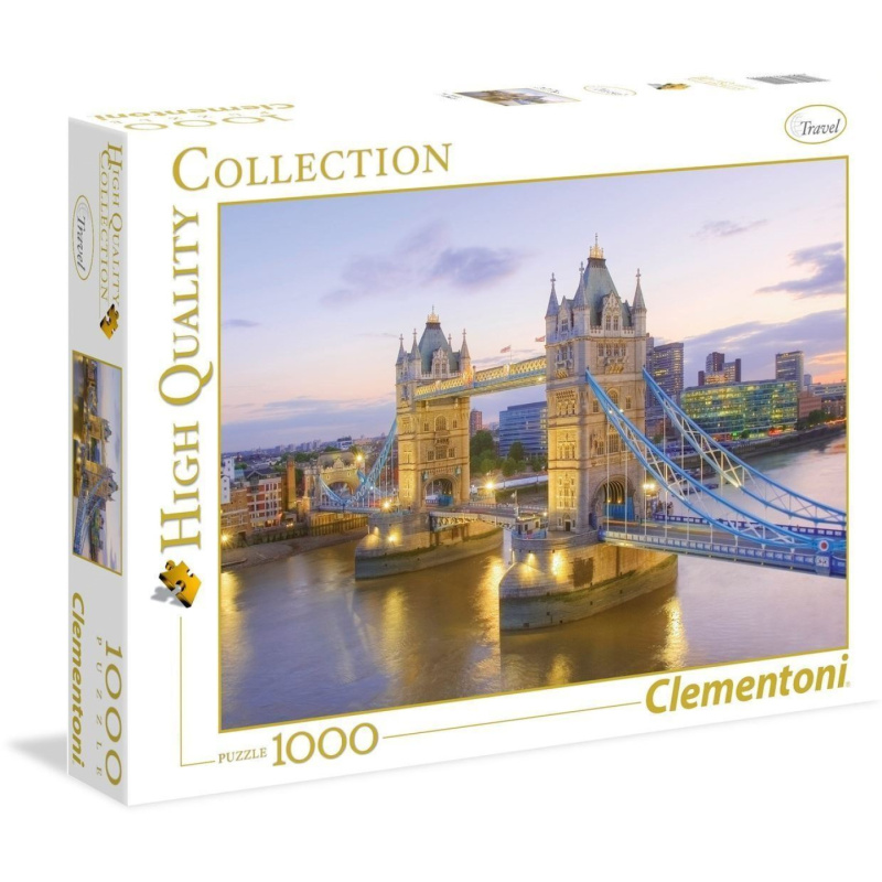 Clementoni - Puzzle 1000 Věž mostu Bridge