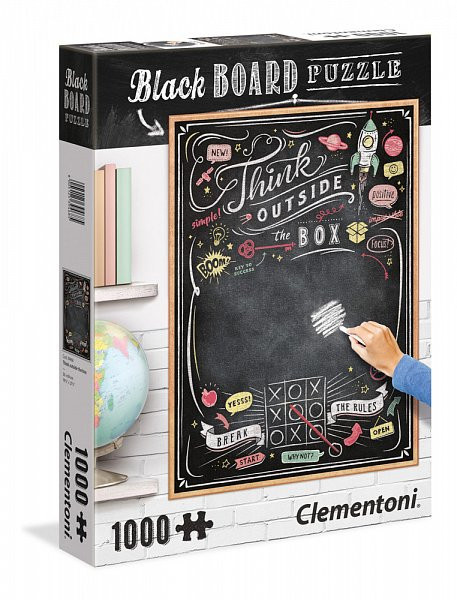 Black Board Thin Outside - puzzle z kategorie Umělecké