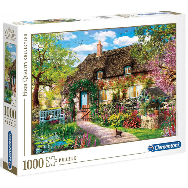 Domek s předzahrádkou - puzzle z kategorie Přírodní scenérie