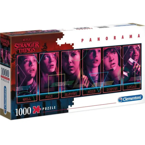 Clementoni Stranger Things 1000 panorama 1000 dílků