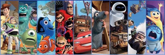 Clementoni - Puzzle Panorama 1000 Multiprop Pixar