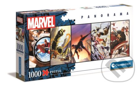 Clementoni panoramatické puzzle Marvel 80 let 1000 dílků