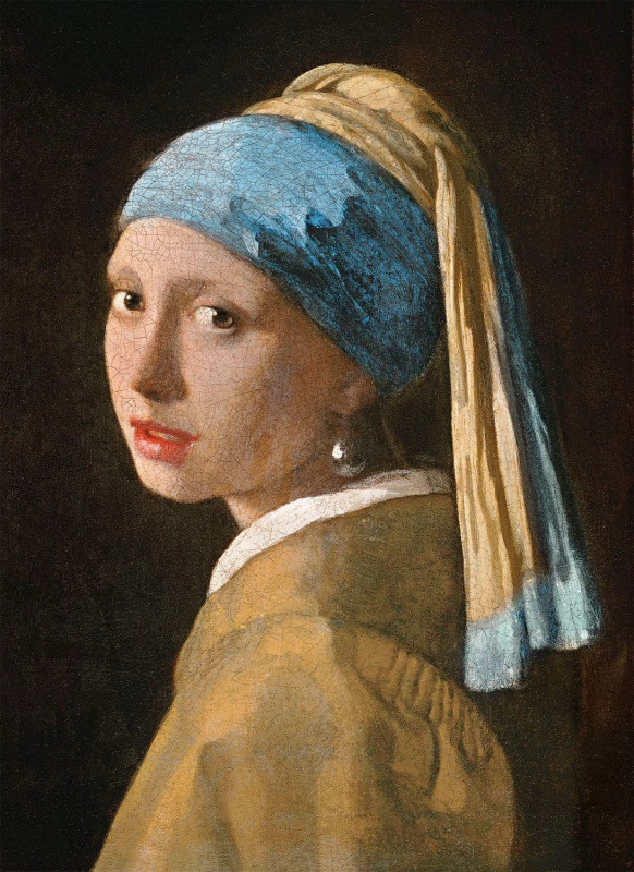 CLEMENTONI Dívka s perlou 1000 dílků